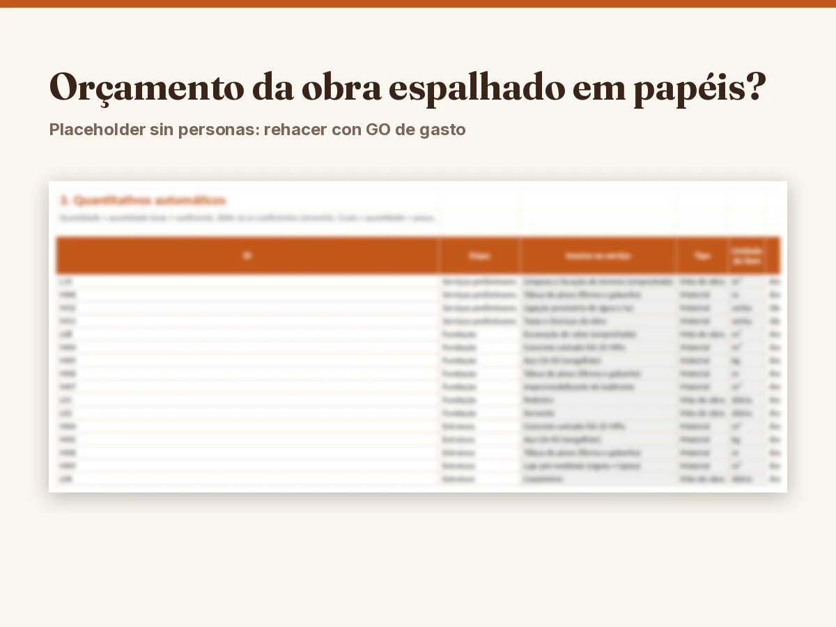 Casal na mesa da cozinha com papéis e calculadora tentando somar os gastos da obra